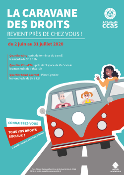 Caravane des droits Affiche juin et juillet 2020