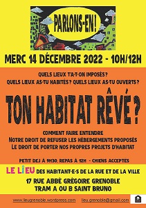 Affiche Parlons-en décembre 2022 Ton habitat rêvé