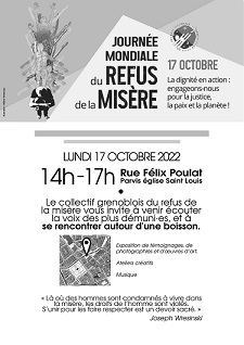 lyer 17 octobre 2022 Journée du refus de la misère