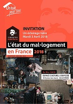 a Fondation Abbé Pierre et l'association Un toit pour tous présentent le rapport annuel de l'état du mal-logement en France et en Isère le 03/04/2018