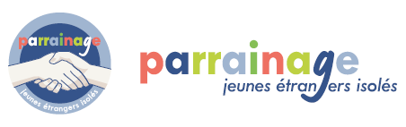 LOGO DE du collectif d'association PARRAINAGE JEUNES ETRANGERS ISOLES