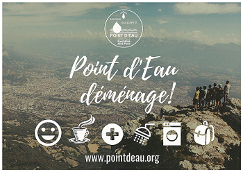 Flyer de demande de dons de Point d'eau 2019