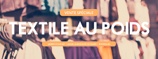 Vente de textile au poids du 07/07/2018