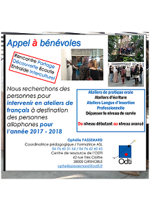 ODTI : Appel à bénévoles 2017