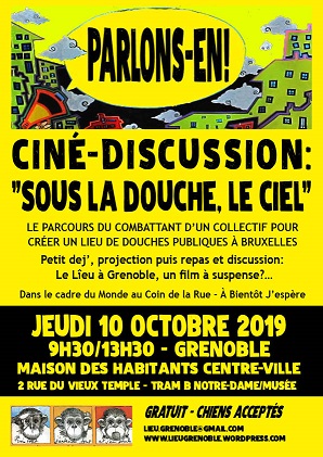  	Affiche du Parlons en d'octobre 2019 