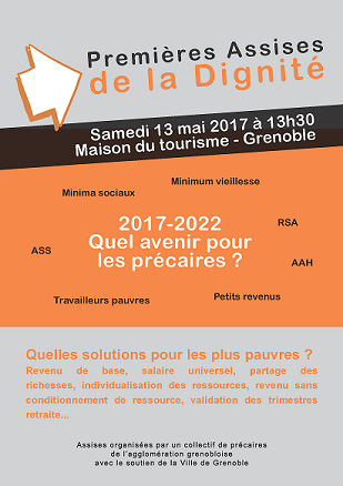 Affiche des Premières Assises de la Dignité 13/05/2017