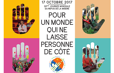 Affiche de la Journée du refus de la misère  2017