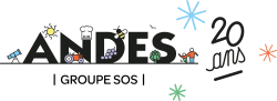 Logo de l'ANDES développement des épiceries socliadaires