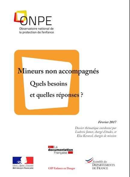 Rapport sur les mineurs non accompagnés de l'ONEP