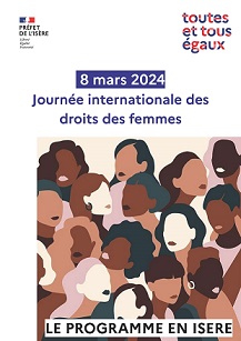rogramme de la Journée internationale des droits des femmes 8 mars 2024 en Isère