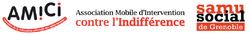 Logo de l'association AMICI - Association mobile d'intervention contre l'indifférence, samu social de Grenoble