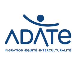 Logo de l'association ADATE (Accompagnement et Dignité de l'Accueil pour Tous les Étrangers ), Migration, équité, interculturalité