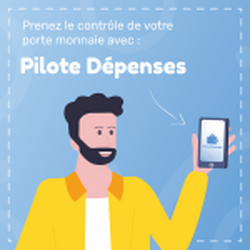 Logo de l'application Pilote dépenses créée par l'ANSA