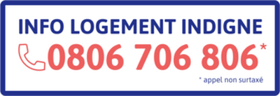 Logo du 0806 706 806, numéro d'Info Logement indigne