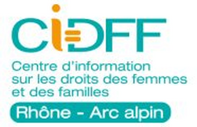 Logo du Centre d'information sur les droits des femmes et des familles Rhône - Arc Alpin