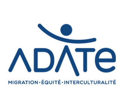 Logo de l'association ADATE (Accompagnement et Dignité de l'Accueil pour Tous les Étrangers ), Migration, équité, interculturalité