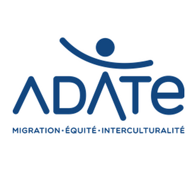 Logo de l'association ADATE (Accompagnement et Dignité de l'Accueil pour Tous les Étrangers ), Migration, équité, interculturalité