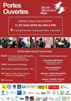 programme journée porte ouverte du 20/06/2023 de l'ADA