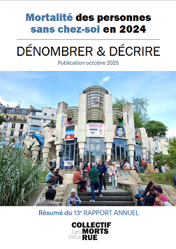 13è rapport du Collectif Les morts de la rue - 2025
