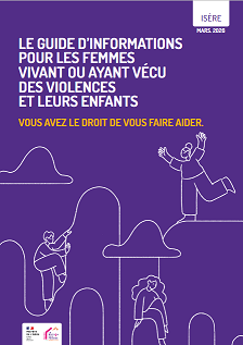 Page de couverture du Guide d'informations pour les femmes vivant ou ayant vécu des violences et leurs enfants