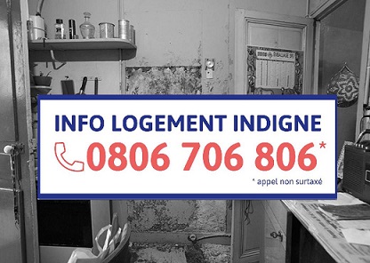 Affichette Info logement indigne
