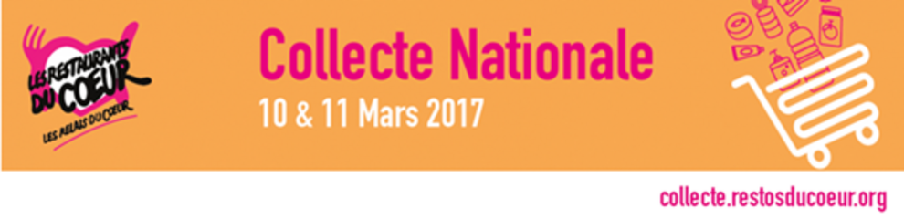 Affiche de la ciolelcte d'été des Resto du coeur 2017