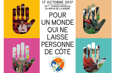 Affiche de la Journée du refus de la misère 2017