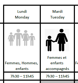 Modification des horaires des douches municipales été 2022